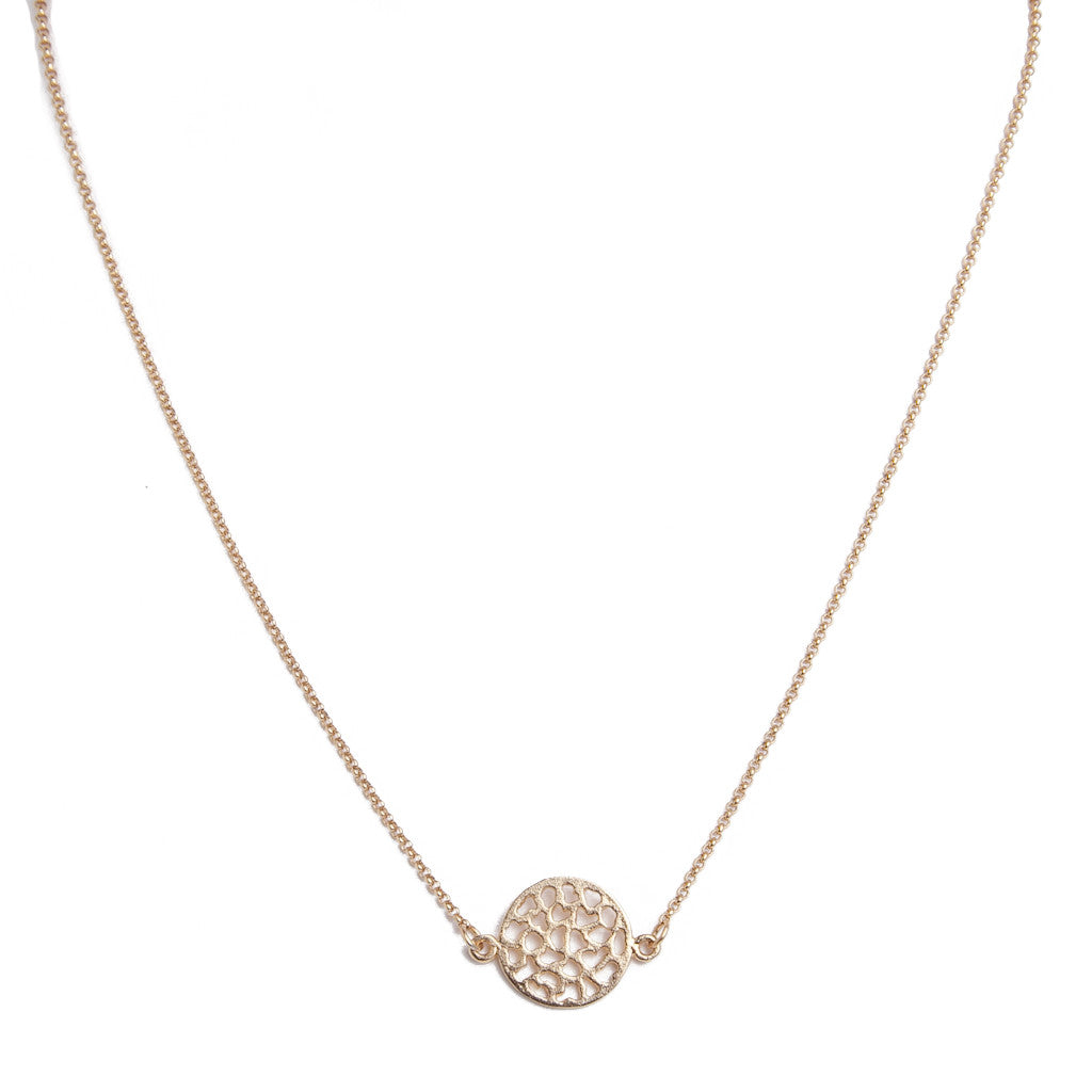 Lacy Circle Necklace