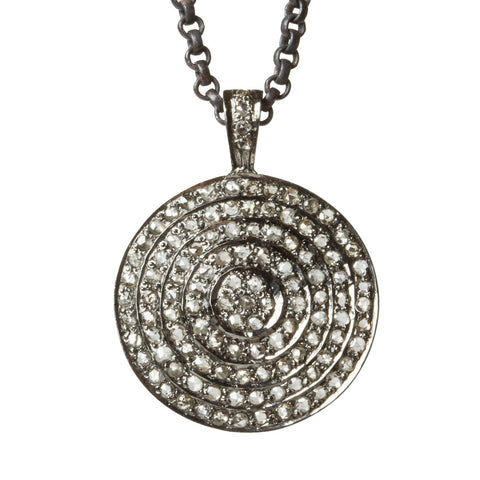 Diamond Pave Pendant Necklace